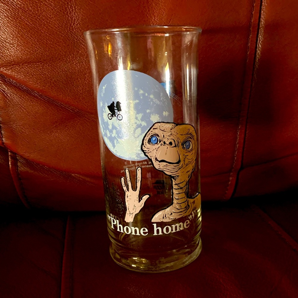 SOLD!!   ET “Phone Home” and ET “Be Good” drinking glasses, excellent condition